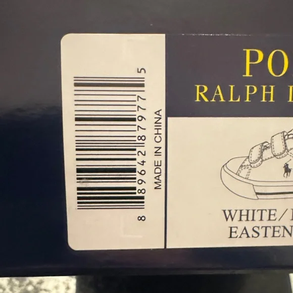 Polo Ralph Lauren Kids Sneakers - White/Multi - Picture 2 of 7